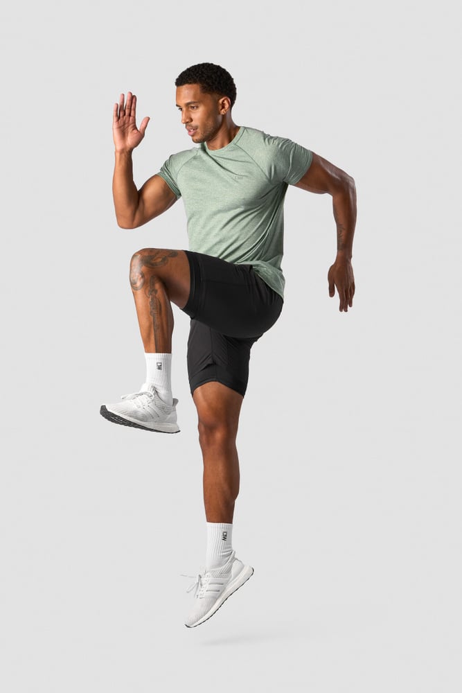 ICIW Training Mesh T-shirt Men Racing Green