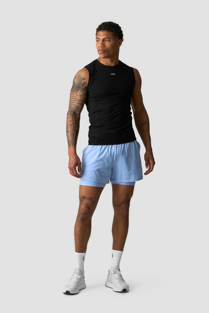 ICIW Ignite Muscle Fit Tank Top M Black