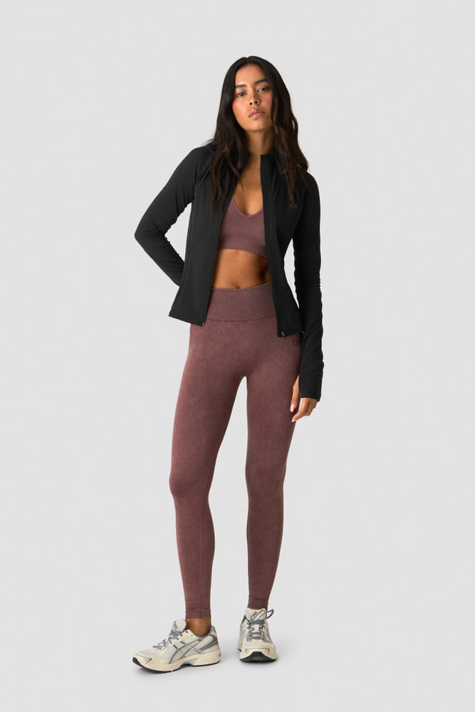 ICIW Sculpt Zip Long Sleeve Black