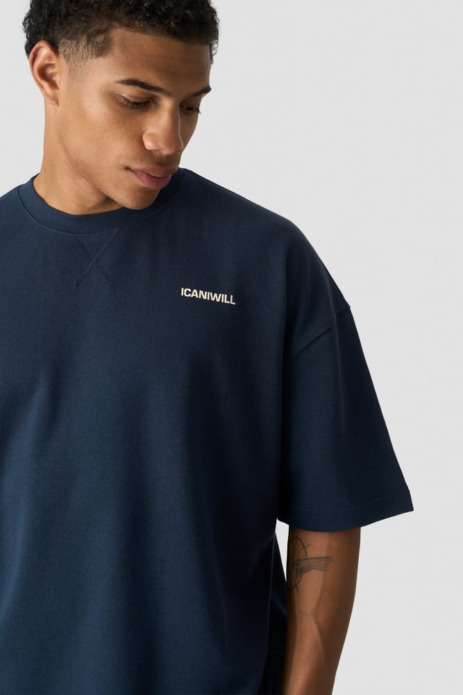 ICIW Everyday Oversized Terry T-shirt M Midnight Blue