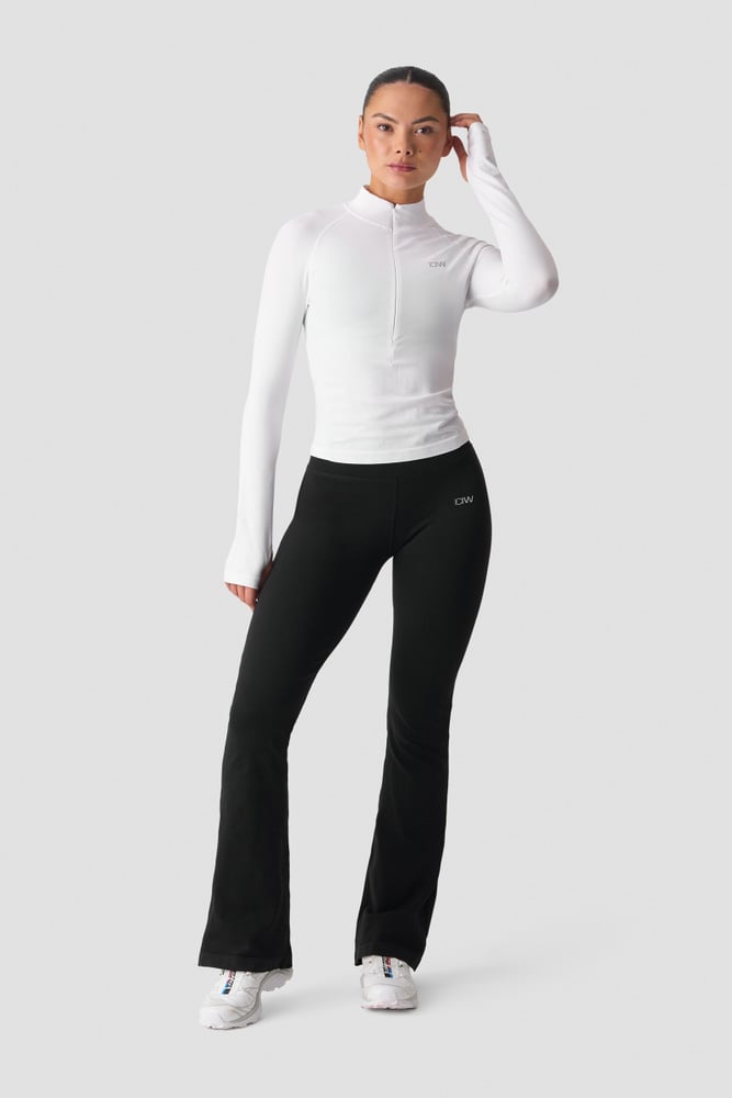 ICIW Smooth Seamless 1/2 Zip W white snow