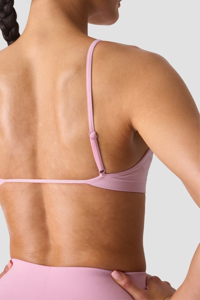 ICIW Smooth Seamless Open-Back Sports Bra Lady Pink