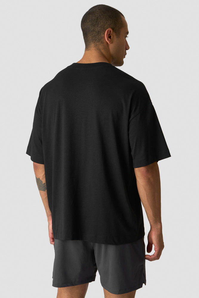 ICIW Everyday Oversized Cotton T-shirt M Black