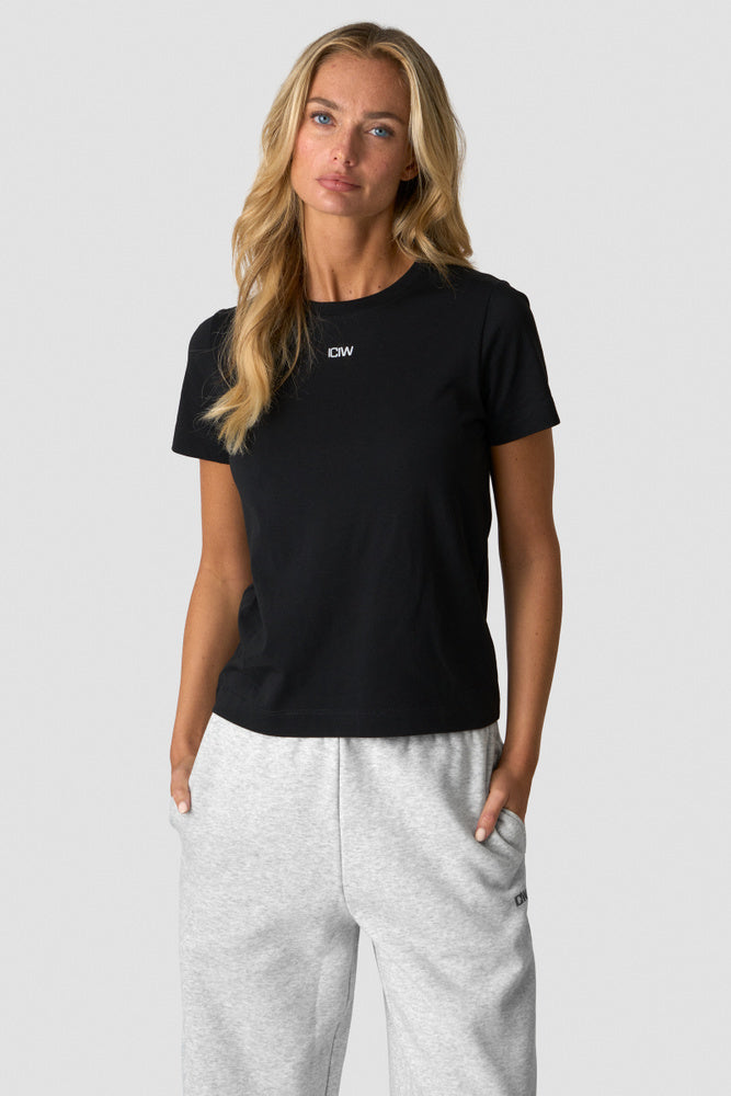 ICIW Everyday Cotton T-shirt W Black