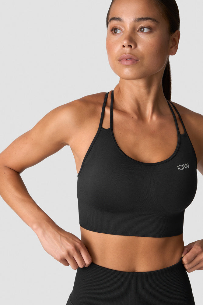ICIW Define Seamless Sports Bra Black