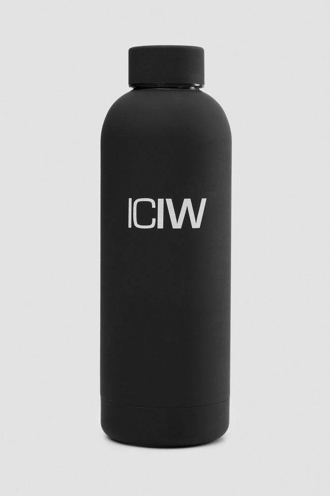 ICIW Insulated Water Bottle 500 ml Black – Isolerad vattenflaska i svart