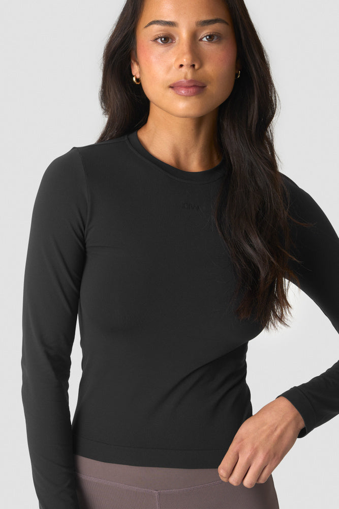 ICIW Essence Seamless Long Sleeve W Black