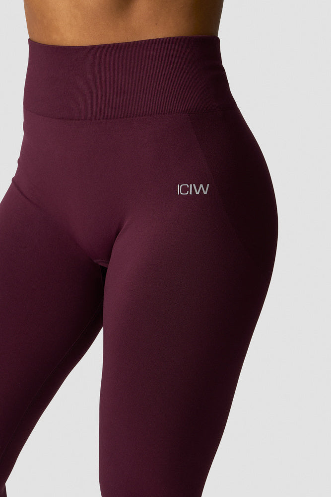 Smooth Seamless Tights Dark Mahogany