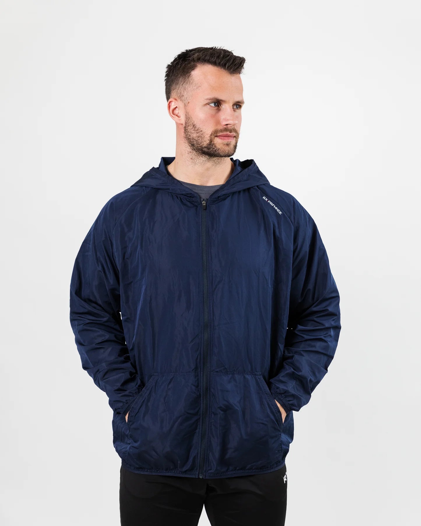 Rx Performance Strike Windbreaker Jacket Midnight Blue