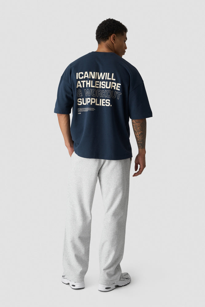 ICIW Everyday Oversized Terry T-shirt M Midnight Blue