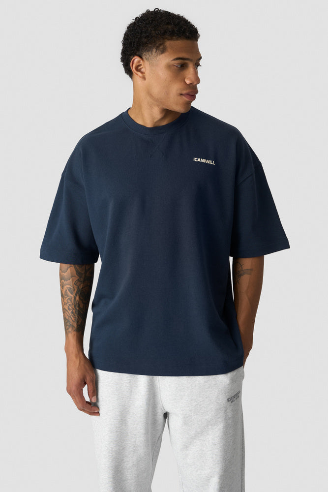 ICIW Everyday Oversized Terry T-shirt M Midnight Blue
