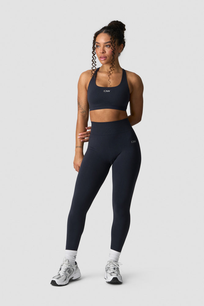 ICIW Smooth Seamless Tights Navy