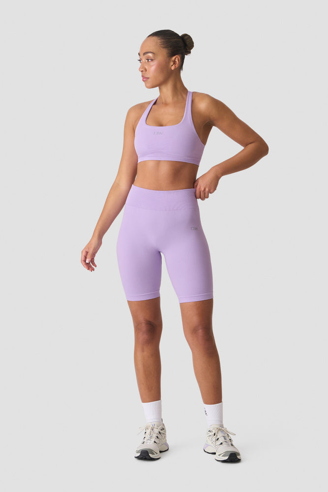 ICIW Smooth Seamless Biker Shorts Pastel Lilac