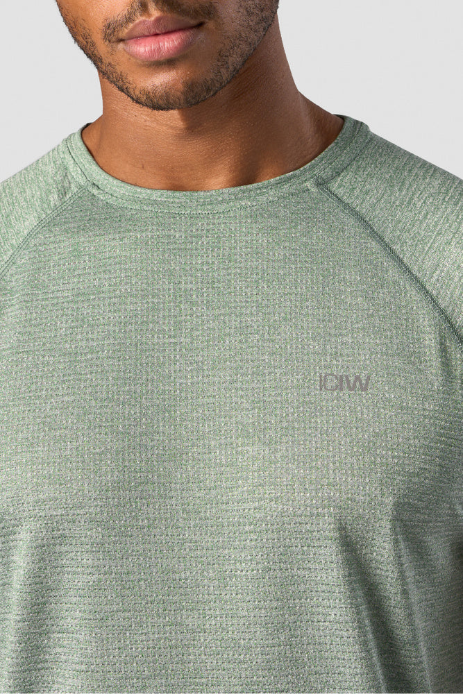 ICIW Training Mesh T-shirt Men Racing Green