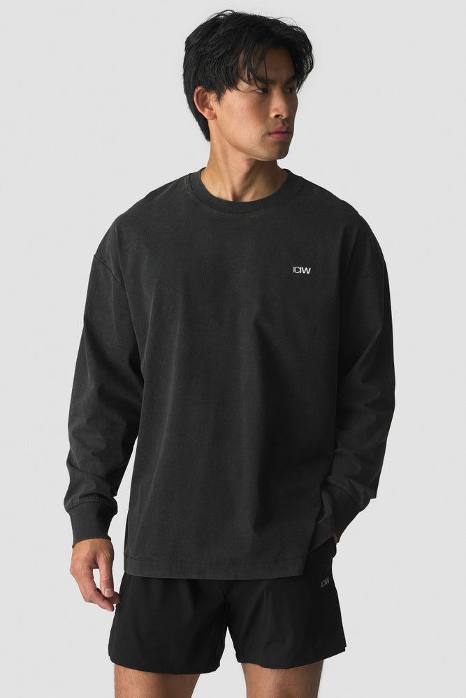 ICIW Everyday Long Sleeve Stonewashed Black