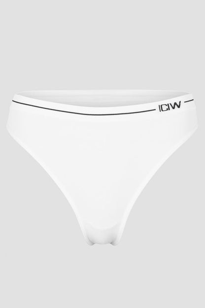 ICIW Everyday Seamless Thong 2-pack Black/White