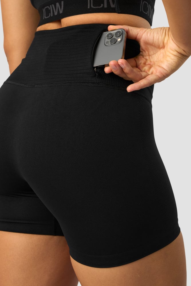 ICIW Define Seamless Pocket Shorts Wmn Black