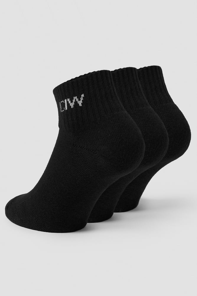 ICIW Training Half Socks 3-pack Black