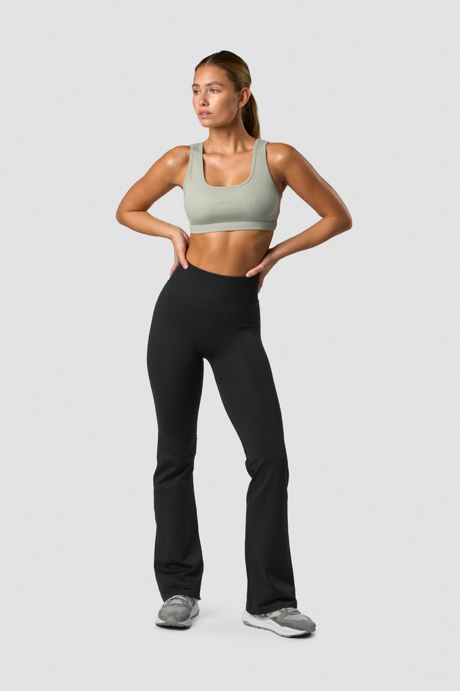 ICIW Define Seamless Flared Tights Black