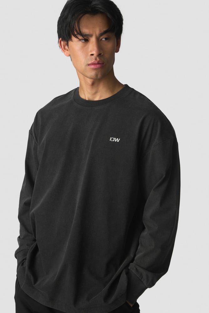 ICIW Everyday Long Sleeve Stonewashed Black