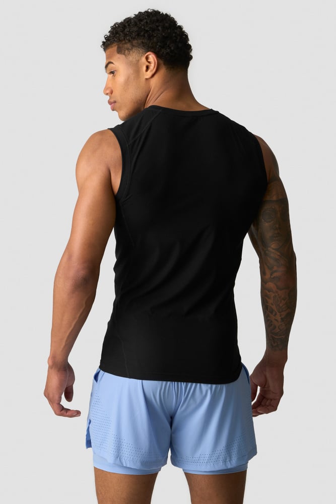 ICIW Ignite Muscle Fit Tank Top M Black