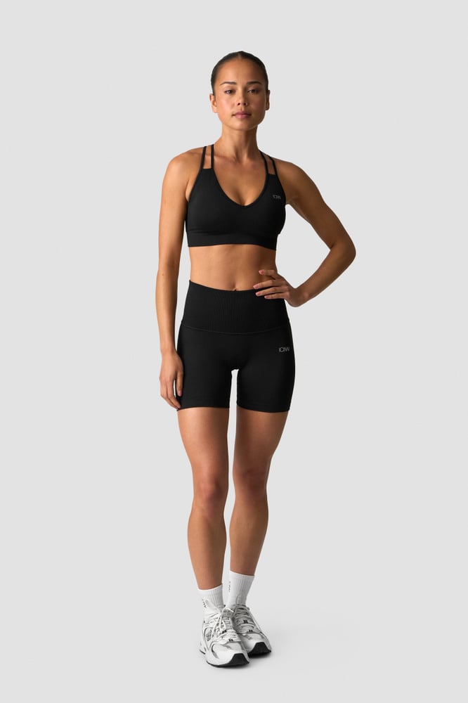 ICIW Define Seamless V-neck Sports Bra Black