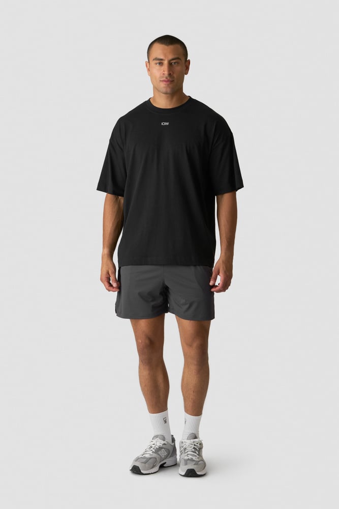 ICIW Everyday Oversized Cotton T-shirt M Black