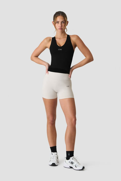 ICIW Sculpt Seamless V-neck Tank Black