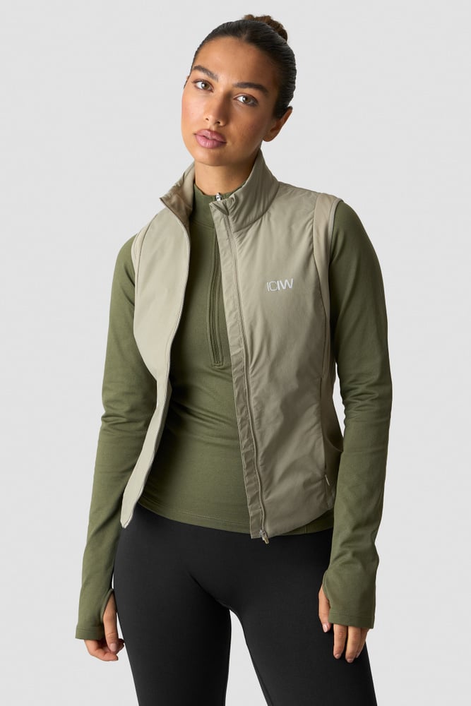 ICIW Essential Insulated Vest Light Khaki Green