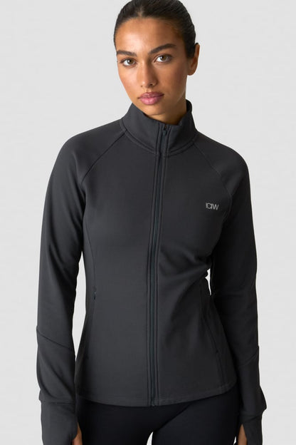 ICIW Essential Thermal Training Jacket Wmn Dark Grey