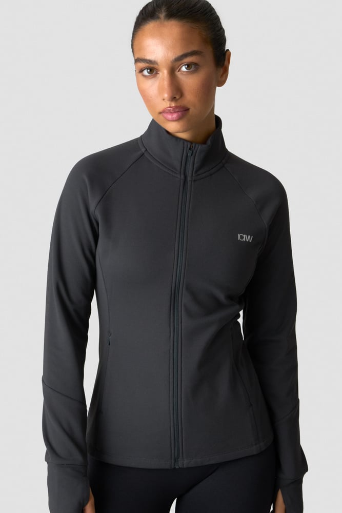 ICIW Essential Thermal Training Jacket Wmn Dark Grey