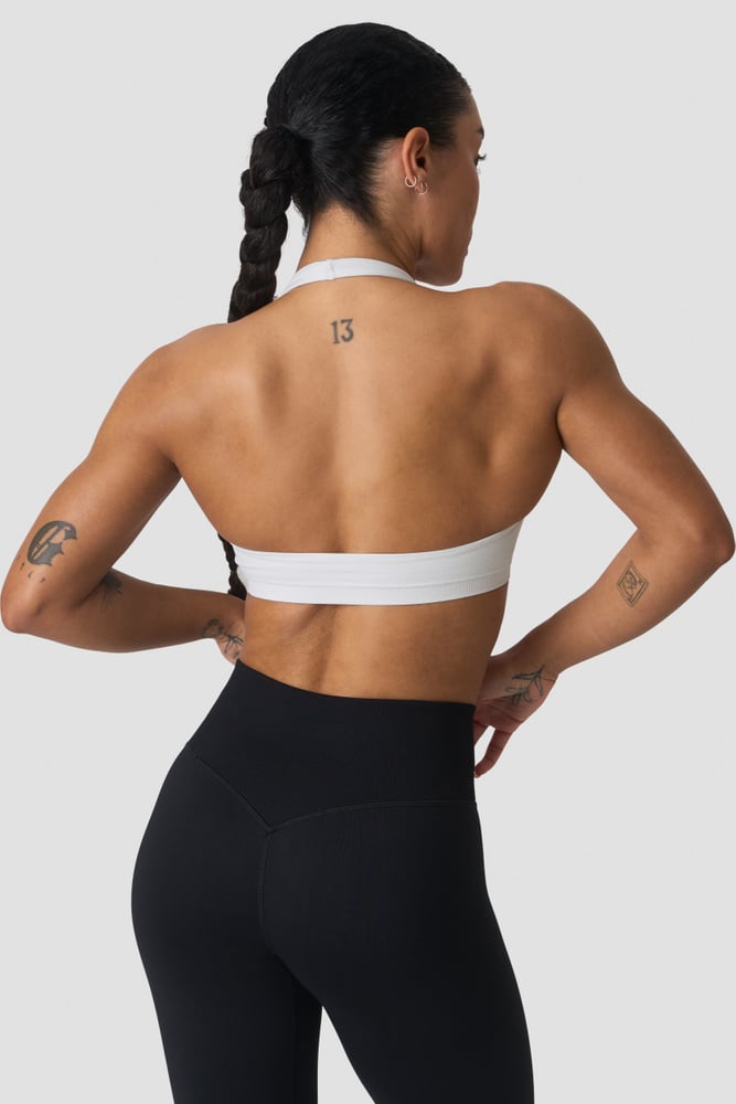 ICIW Define Seamless Halter Sports Bra White Snow (13925452)