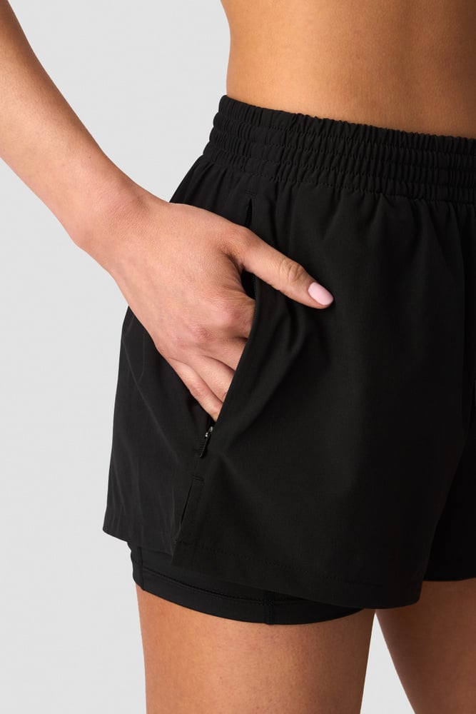 ICIW Mirage Cardio 2-in-1 Shorts W Black