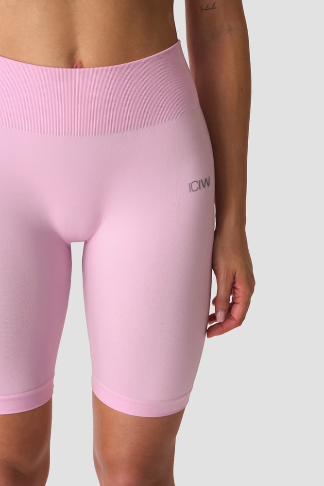 ICIW Smooth Seamless Biker Shorts W Lady Pink