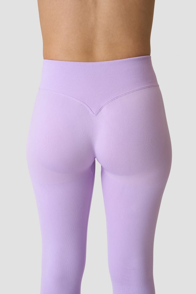 ICIW Smooth Seamless V-Shape Tights Pastel Lilac