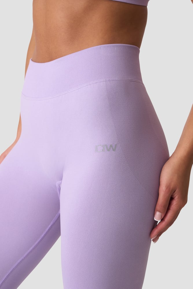 ICIW Smooth Seamless V-Shape Tights Pastel Lilac