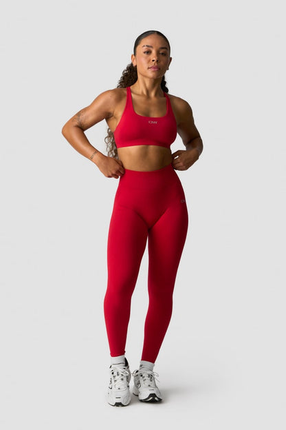 Smooth Seamless Tights Red Cherry