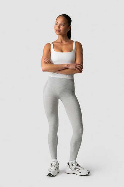 Iciw Smooth Seamless 2-in-1 Tank white snow