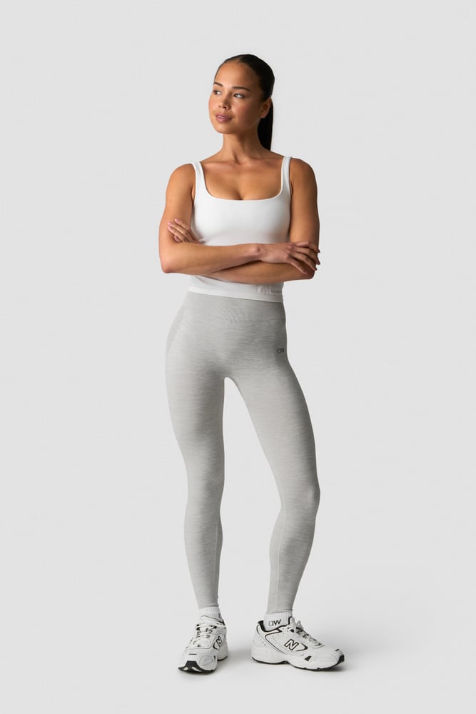 Iciw Smooth Seamless 2-in-1 Tank white snow