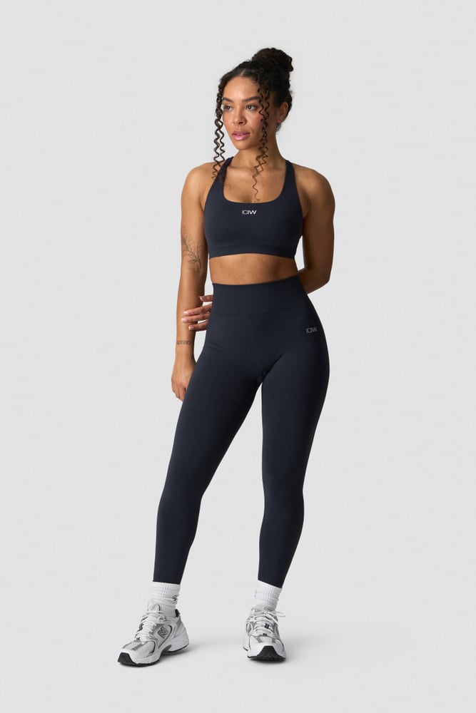 ICIW Smooth Seamless Sports Bra Navy