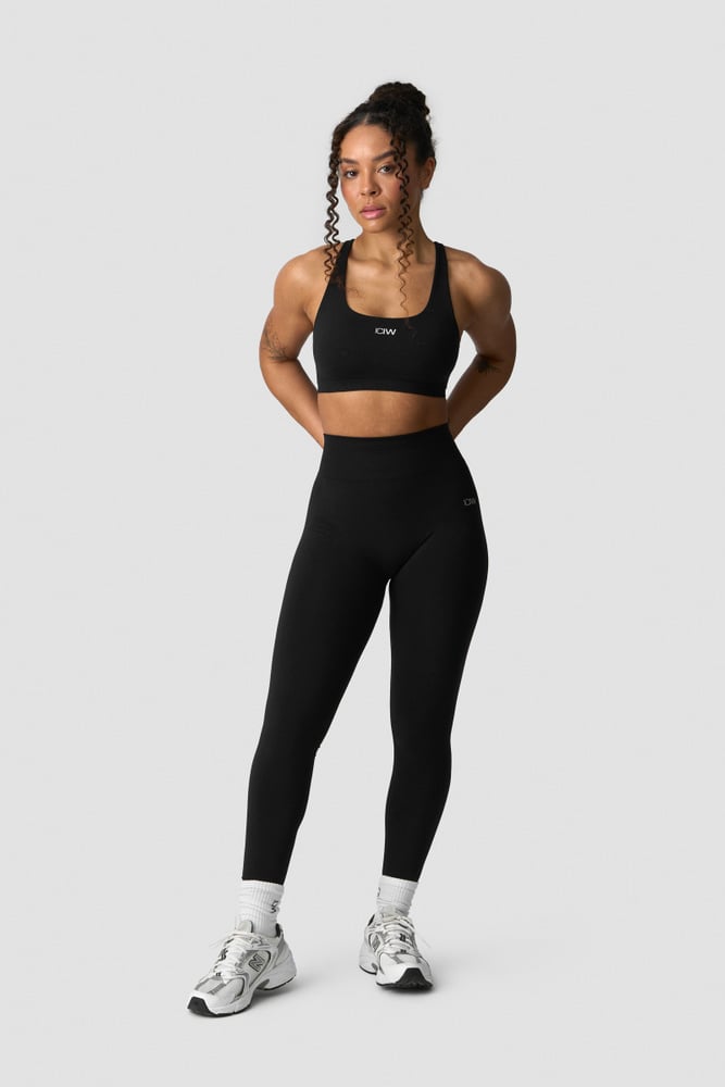 ICIW Smooth Seamless Sports Bra Black