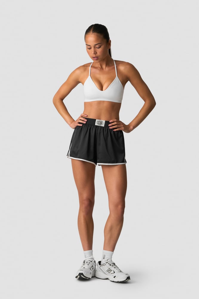 ICIW Smooth Seamless Strappy Sports Bra White Snow