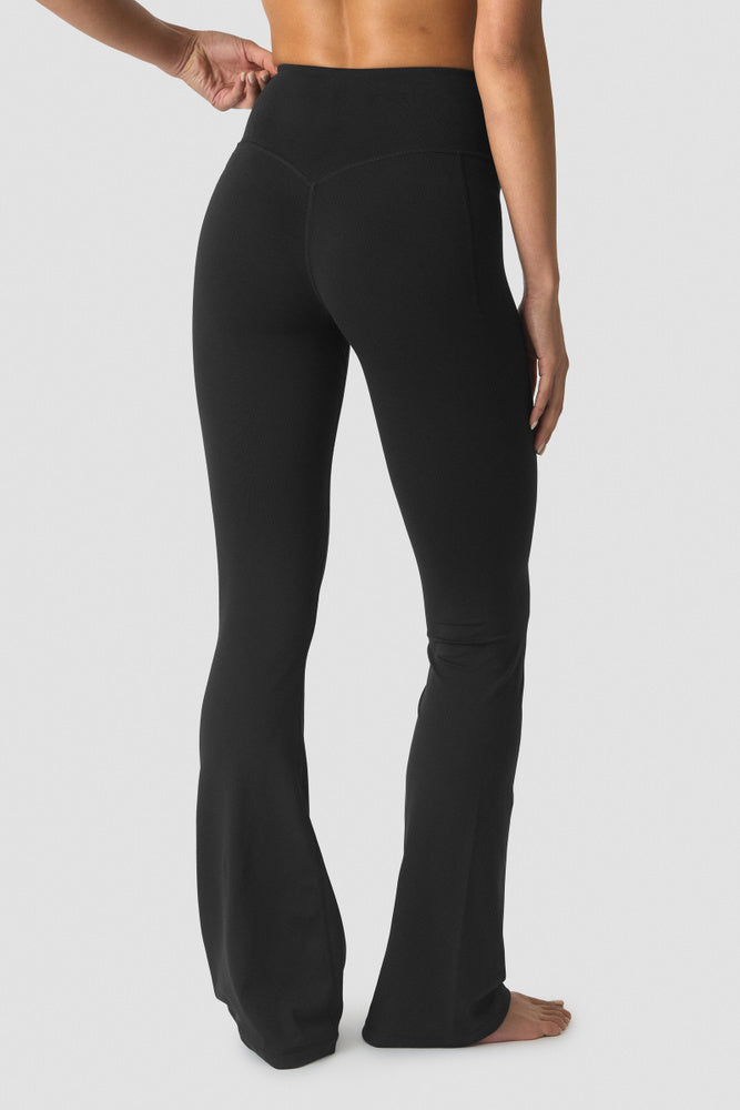 ICIW Luxe Flared Tights Black