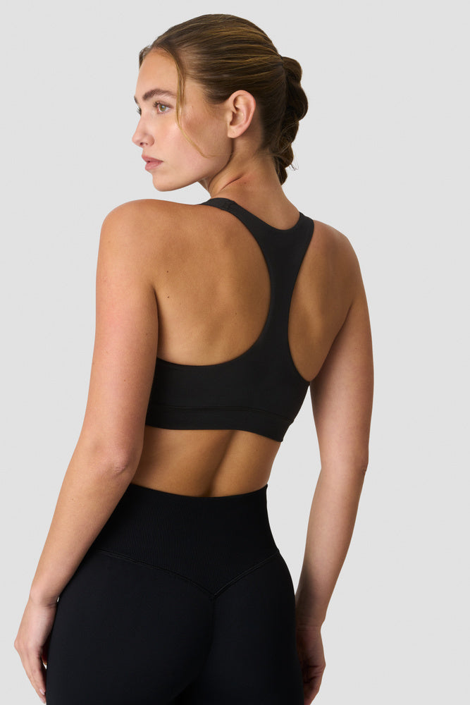 Iciw Define Seamless Racer Back Sports Bra Black (13926001)