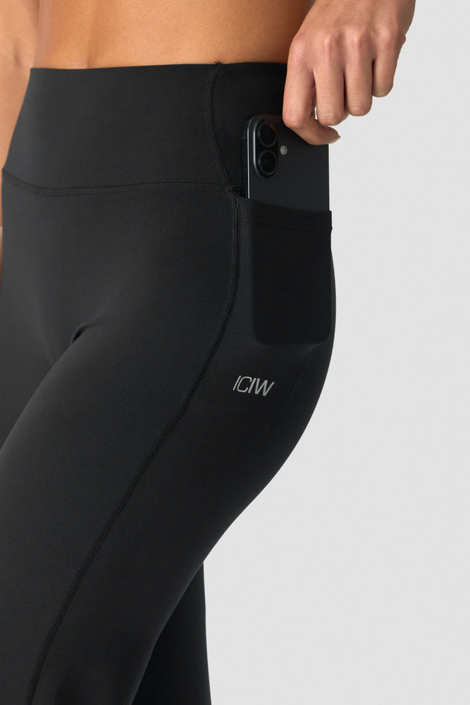ICIW Luxe Straight Leg Tights Black