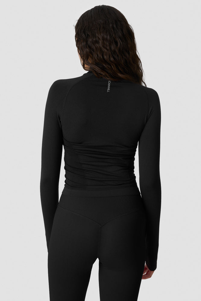 ICIW Define Seamless Zip Long Sleeve W