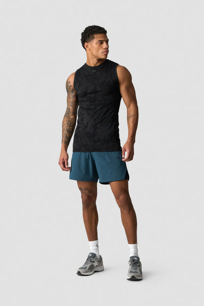 ICIW Sculpt Seamless Graphic Tank Top M Black