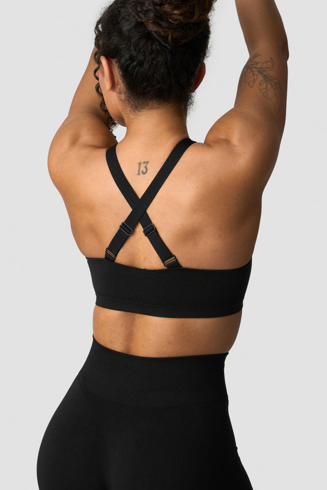 ICIW Smooth Seamless Sports Bra Black