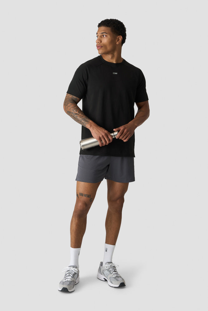ICIW Stride Raglan Tee Dri-Release Black
