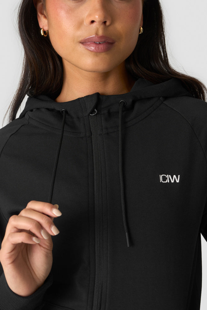 ICIW Activity Zip Hoodie W Black